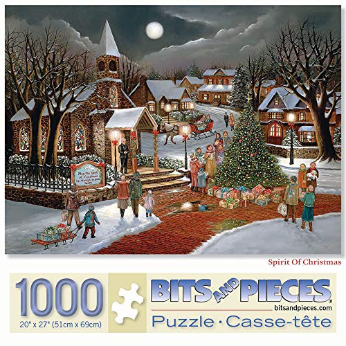 Bits and Pieces - 1000 Teile Puzzle für Erwachsene 50,8 x 68,6 cm – Spirit of Christmas – 1000 Teile Puzzle von Artist MHS Licensing