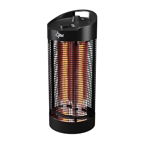 Suntec Heat Ray Carbon Tower 1200 OSC Carbon-Heizstrahler und Ventilator