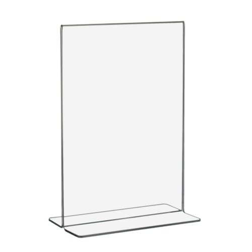 T-Ständer/Werbeaufsteller/Tischständer DIN A3 Hochformat aus Acrylglas - Zeigis®
