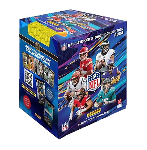Panini NFL 2023 Sticker & Trading Cards - Box mit 50 Tüten