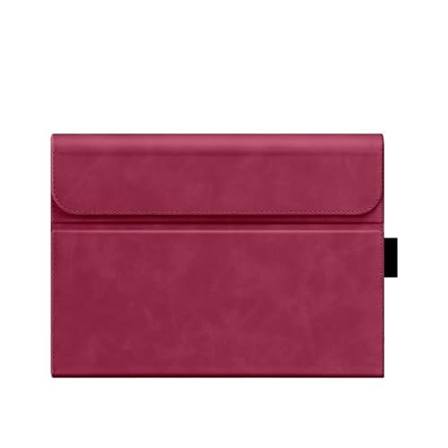 Flip Cover PU Ledertasche geeignet for Microsoft Surface Pro 9 8 7 7Plus 6 5 4 Tablet Sleeve Stand Case (Color : Dark Red, Size : for Surface Pro 9)