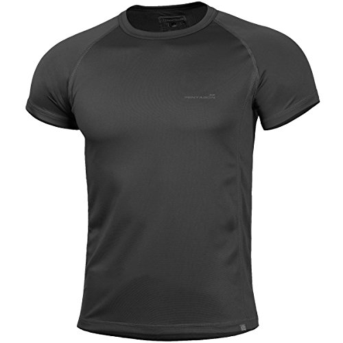 Pentagon Herren Body Shock T-Shirt Schwarz Größe L