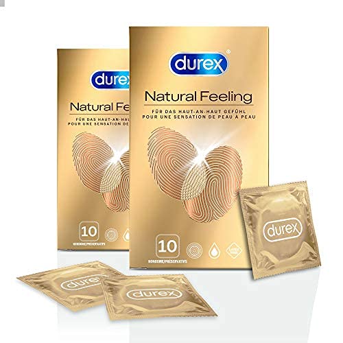 Kondome latexfrei für ein natürliches Haut an Haut Gefühl Durex Natural Feeling 20 Stück