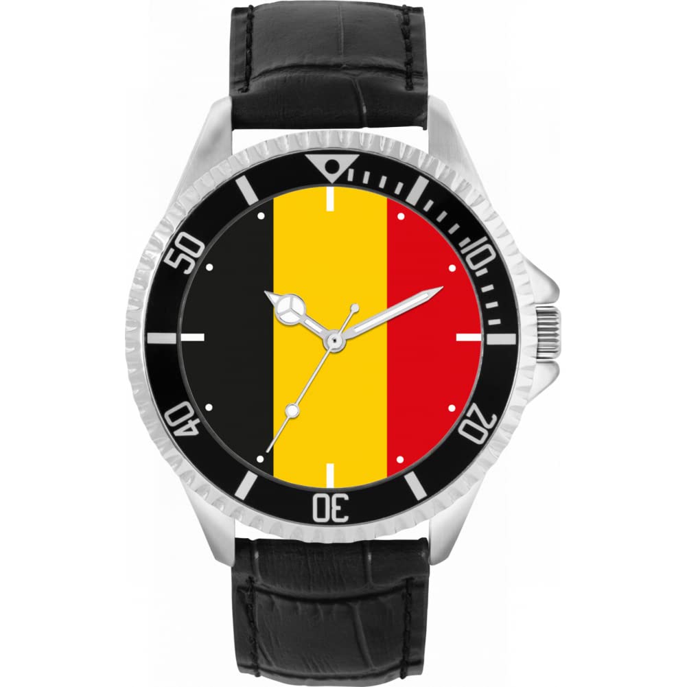 Toff London Belgien-Flaggen-Uhr