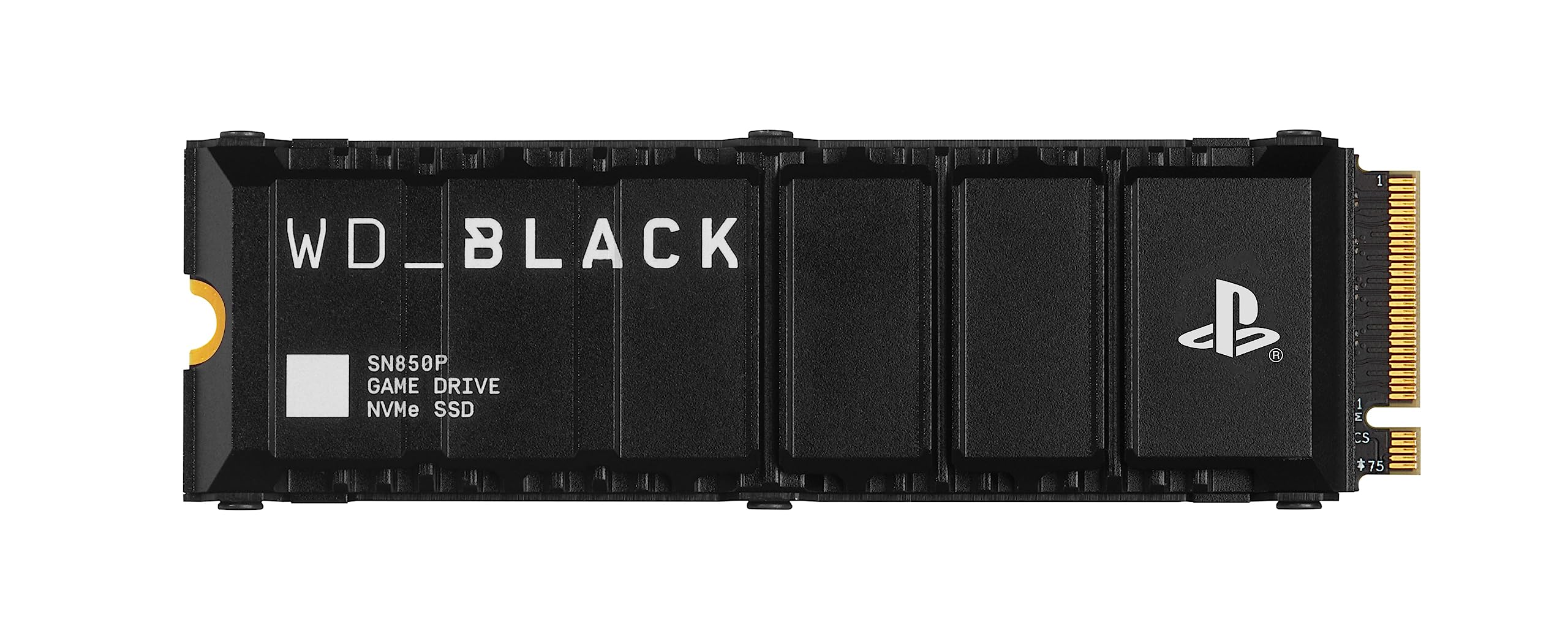 WD_BLACK SN850P 1 TB NVMe SSD Offiziell Lizenziert für PS5 Konsolen (interne Gaming SSD; optimierter Kühlkörper; PCIe Gen4 Technologie, bis zu 7.300 MB/s Lesen, M.2 2280)