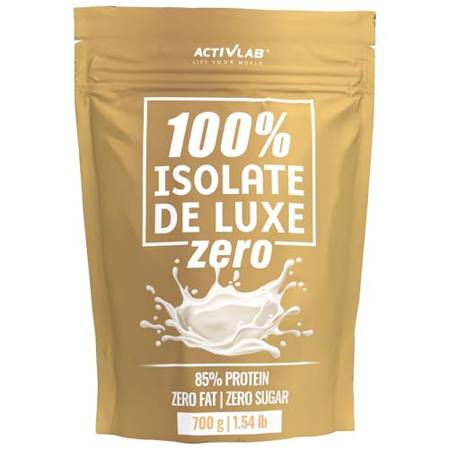 Activlab 100% Isolate De Luxe ZERO, No Fat, Sugar FREE, Premium Whey Protein Isolate, 700g, Natürlich
