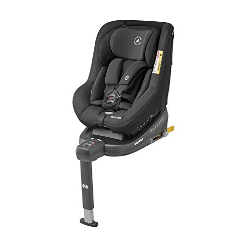 Maxi-Cosi 8028671110 Beryl Kindersitz, geeignet für jedes Auto dank Installation mit Gurt oder ISOFIX, Authentic black, schwarz