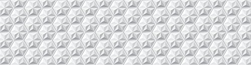 Laroom Teppich Bollato Elegante Design Origami 65x250x0.3 cm grau