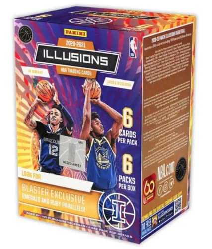 2020–21 Panini Basketball Illusions Blaster NBA Factory Sealed