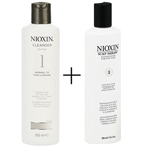 Nioxin System 1 Scalp Revitaliser Conditioner + System 1 Cleanser Shampoo (2x je 300ml)