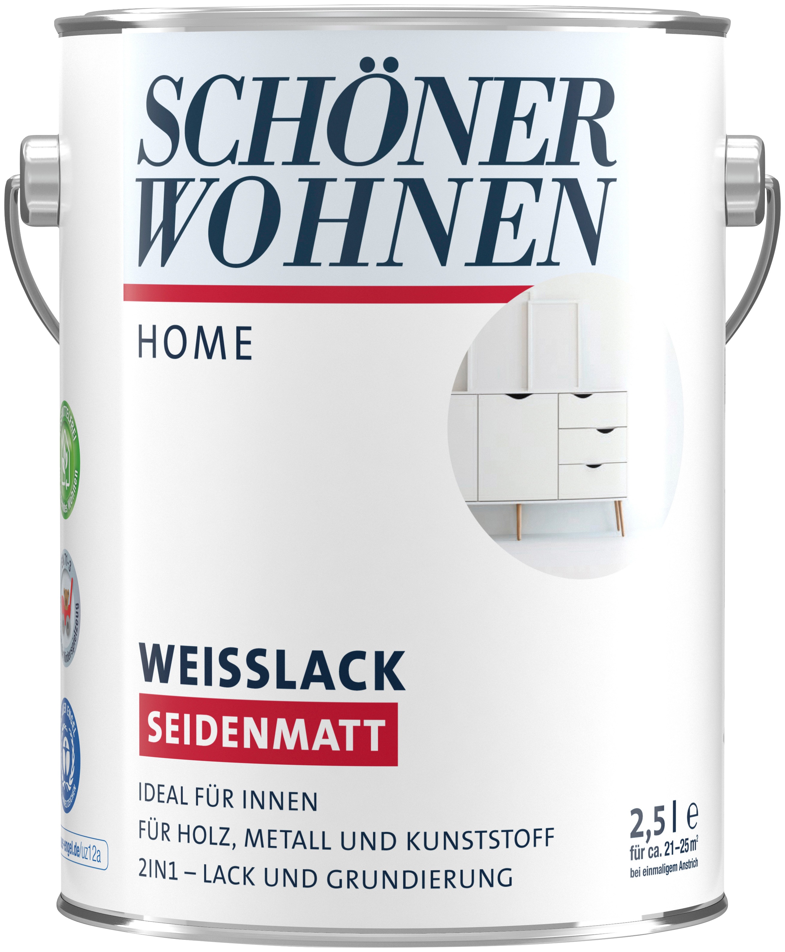SCHÖNER WOHNEN FARBE Weißlack "Home Weißlack"