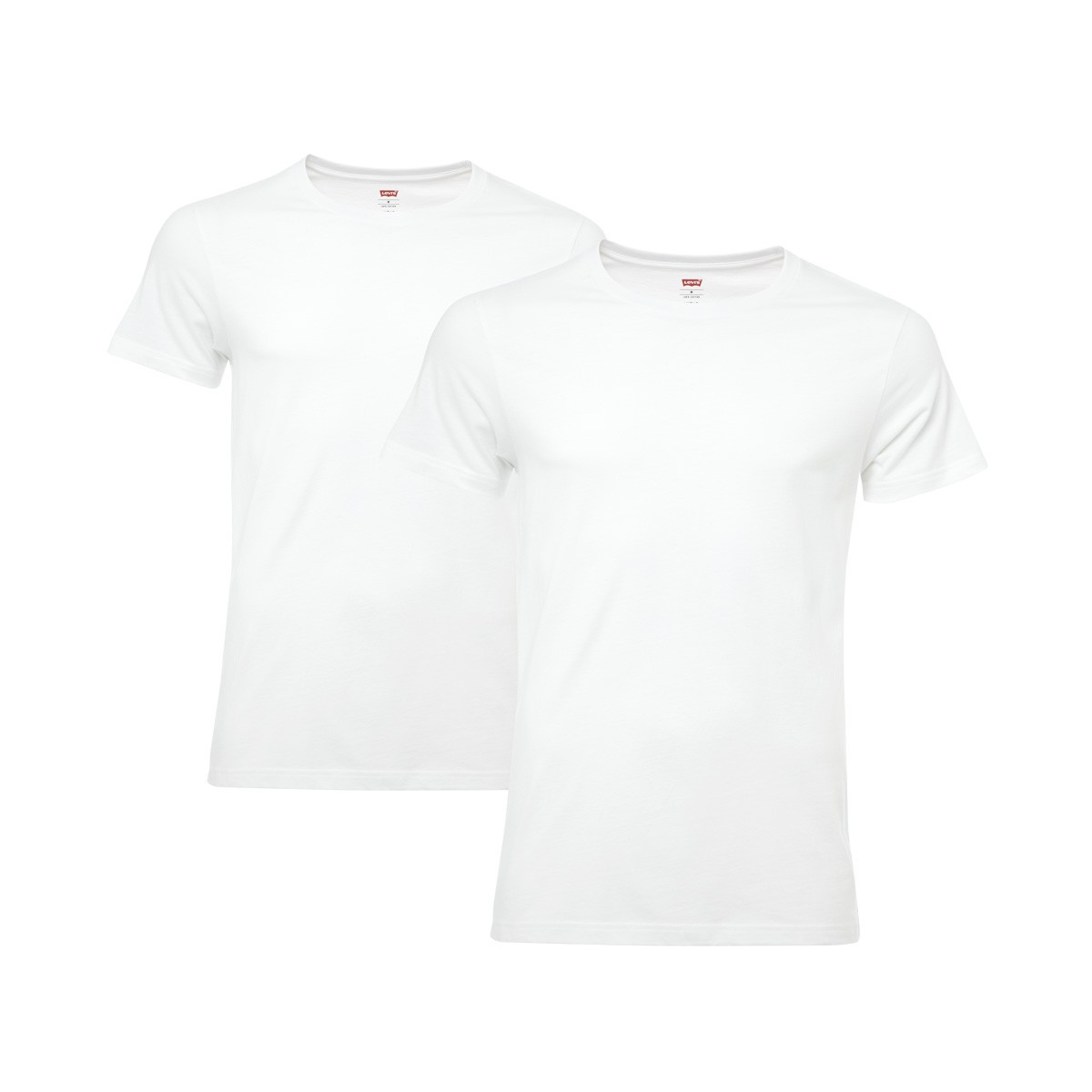 4 er Pack Levis Crew T-Shirt Men Herren Unterhemd Rundhals, Farbe:300 - white;Bekleidungsgröße:S