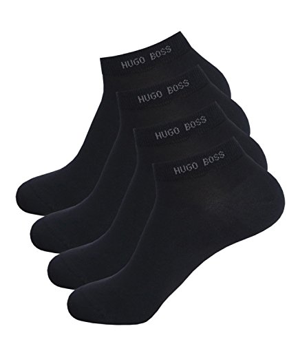 BOSS HUGO Herren Sneaker Socken Füßlinge Business Socks 50272217 12 Paar, Farbe:Schwarz, Größe:39-42, Artikel:-001 black_A