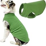 Gooby - Stretch Fleece Vest, Pullover Fleece Vest Jacket Sweater for Dogs, Grass Green, 4X-Large
