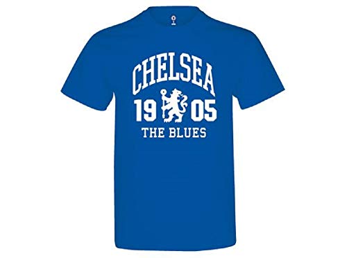 Chelsea FC The Blues T-Shirt für Erwachsene, Königsblau, L