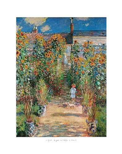 PGM Claude Monet - Le jardin de l'artiste Kunstdruck 50x70cm