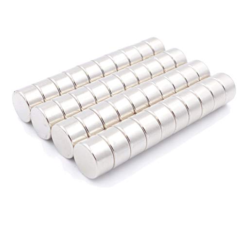 Brudazon | 40 Mini Scheiben-Magnete 9x5mm | N52 stärkste Stufe - Neodym-Magnete ultrastark | Power-Magnet für Modellbau, Foto, Whiteboard, Pinnwand, Kühlschrank, Basteln | Magnetscheibe extra stark
