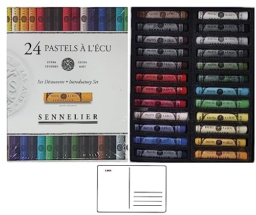 Sennelier Weiche Pastellkreiden - Box mit 24 Kreiden .Sennelier Pastel Dry Sticks 24 PCS (France Import) Espacebeauxarts