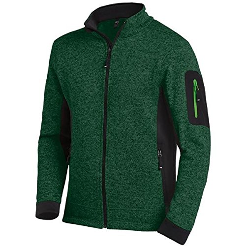 FHB Strickfleece Jacke atmungsaktiv, Größe:XXL, Farbe:grün