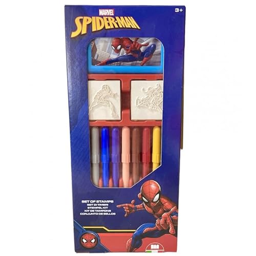 Multiprint Set mit 9 Stiften Spiderman