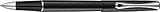 DIPLOMAT - Tintenroller Traveller Lack schwarz - Schick und elegant - 5-Jahre-Garantie - Langlebig - Lack schwarz