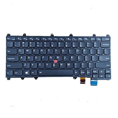 FQ Laptop Tastatur für Lenovo für Thinkpad Yoga 12 Schwarz Amerikanische Version