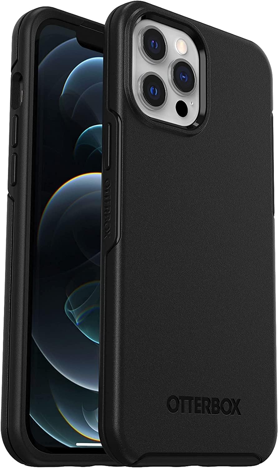 OtterBox - Retail Symmetry+ Handyhülle, schwarz, iPhone 12 | 12 Pro, MagSafe, 77-80138