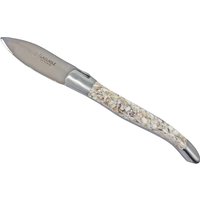 Laguiole en Aubrac Austernmesser Griff aus Jakobsmuschelschalen 18 cm