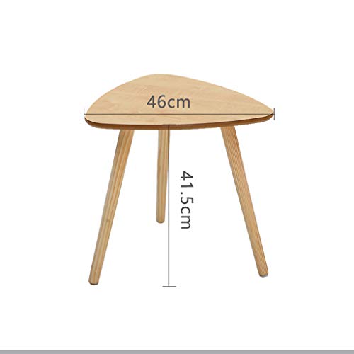 JPVGIA Kleiner Couchtisch-hölzerner Kleiner Tisch-Sofa-Beistelltisch-kreative Ecken-Tabellen-Kombinations-Nachttisch (Size : 46x41.5cm)