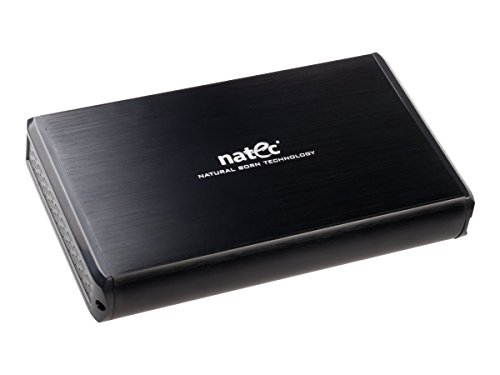 Natec Genesis nkz-0448 HDD Enclosure 3.5 "Black HDD/SSD Enclosure – HDD/SSD ENCLOSURES (3.5, Serial ATA, 3.0 (3.1 Gen 1), HDD Enclosure, Black, Aluminium)