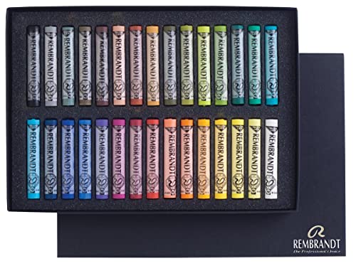 Rembrandt Weiche Pastellkreiden Set mit 30 Kreiden Pastell Box Selection