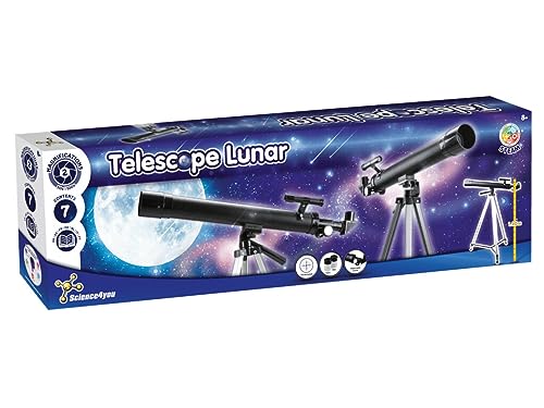 Science4you Mondteleskop für Kinder - Fernrohr für Kinder und Anfänger mit Fokallänge 600 mm, Spielzeug für Junge und Mädchen mit Teleskop für Kinder ab 8+, Geschenke für Junge und mädchen 8+ Jahre