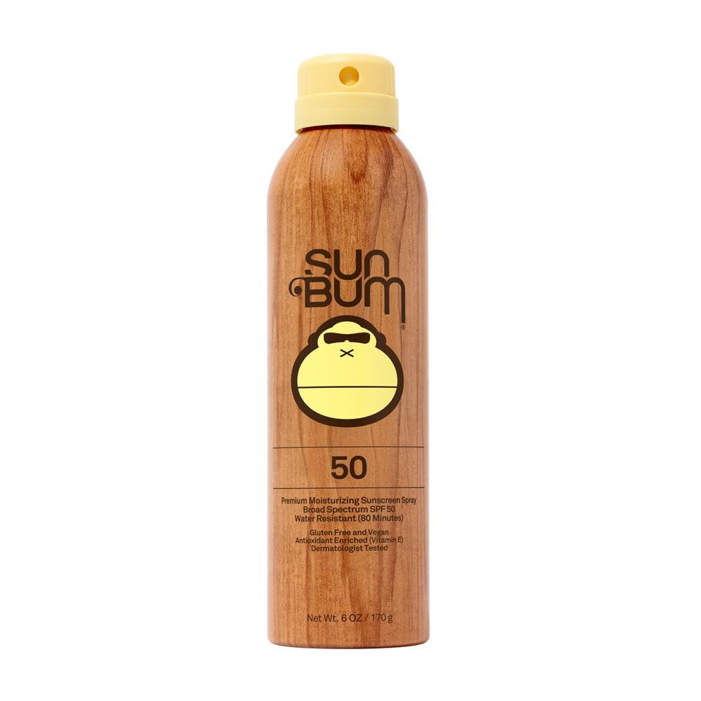 Sun Bum Spray Sunscreen SPF 50 (Sonnenschutz Spray, veganisch, ohne Gluten) USA