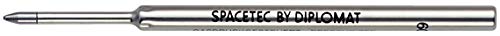 Spacetec by Diplomat D10445633 Kugelschreiberminen Gasdruck-Großraumminen M, kurz, blau