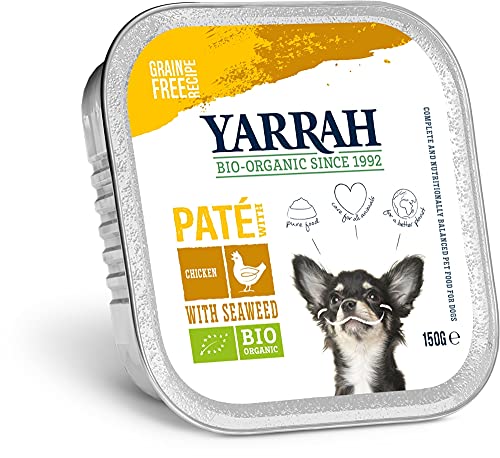 Yarrah Bio Hundefutter Pate mit Huhn, 6er Pack (6 x 150 Grams)