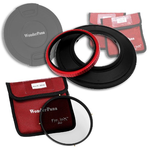 WonderPana 145 Essentials Kit - 145mm Filter Holder, Lens Cap and CPL Filter for the Sigma 14mm f/2.8 EX HSM RF Aspherical Ultra Wide Angle Lens (Full Frame 35mm)