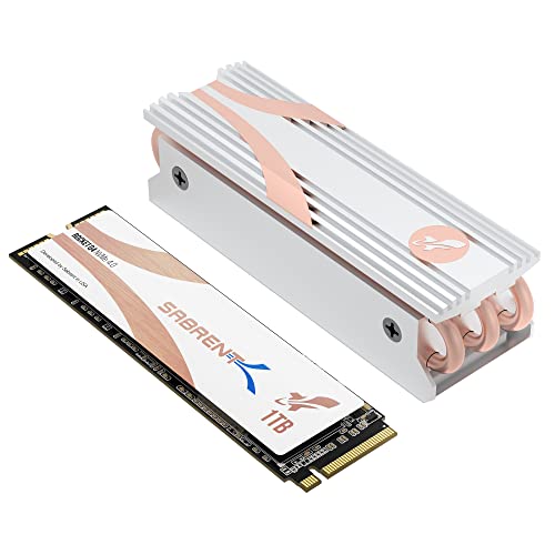 Sabrent Rocket Q4 NVMe PCIe 4.0 M.2 2280 interne SSD mit Kühlkörper |R/W 4700/1800 MB/s (SB-RKTQ4-HTSS-1TB)