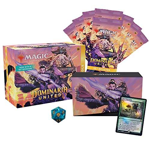 Magic: The Gathering Dominarias Bund Bundle, 8 Set-Booster & Zubehör (Englische Version)