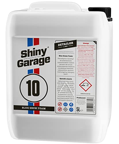 Shiny Garage Autoshampoo Snow Foam 5L - Wirksam Auto Shampoo Auto Reiniger - Erstellen Sie Ihre Auto Waschen - Auto Schampoo Wasch - Car Shampoo - Auto Schaum