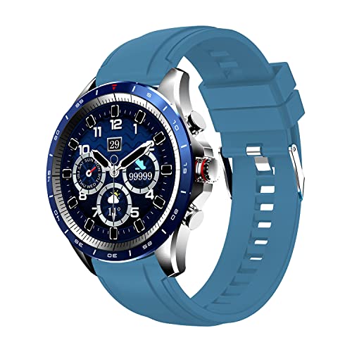 Smartwatch Fitnesstracker Aktivitätstracker Herrenuhr Blau - 9718/5
