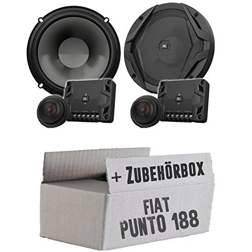JBL GX600C | 2-Wege | 16,5cm Lautsprecher System - Einbauset für FIAT Punto 2 188 Front - justSOUND