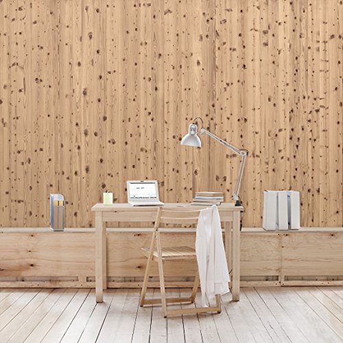 Apalis Vliestapete Tapete Holzoptik Antique Whitewood Fototapete Breit | Vlies Tapete Wandtapete Wandbild Foto 3D Fototapete für Schlafzimmer Wohnzimmer Küche | mehrfarbig, 94536