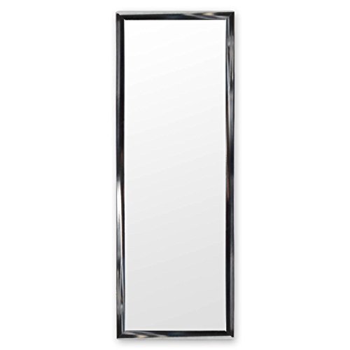 DRULINE Türspiegel Tür Spiegel Hängespiegel Rahmenspiegel Silber Hochglanz 35x95cm (5 Stück)