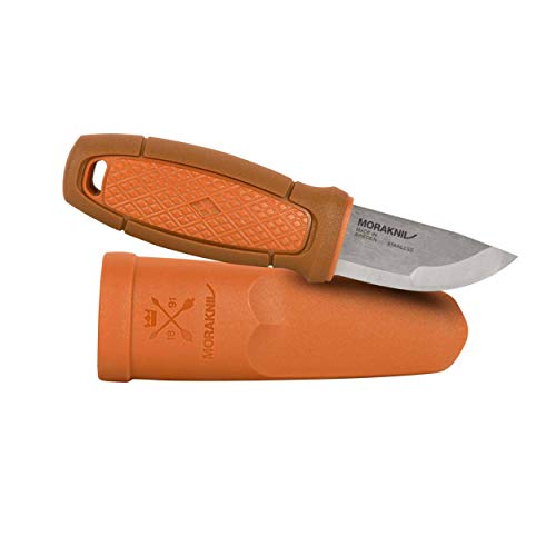 Morakniv Eldris Neck Knife + Firestarter Messer Bushcraft - Burnt Orange