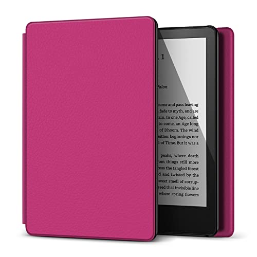 TNP Schutzhülle für Kindle 11. Generation – Schlanke und leichte Smart-Cover-Schutzhülle mit automatischer Schlaf- und Wachfunktion für Amazon Kindle E-Reader 15,2 cm (6 Zoll), Hot Pink