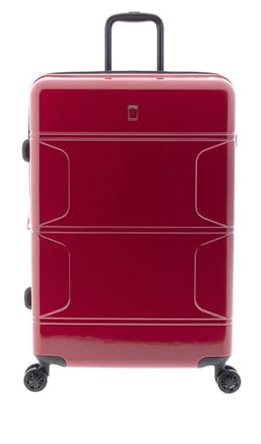 GLADIATOR Yummy erweiterbarer Koffer mit Harter Vorderseite und Lenkrollen, groß, rot, Grande, Erweiterbarer Koffer mit Harter Vorderseite und Lenkrollen