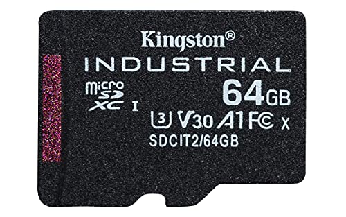 Kingston Industrial 64GB microSDXC C10 A1 pSLC Karte SDCIT2/64GBSP