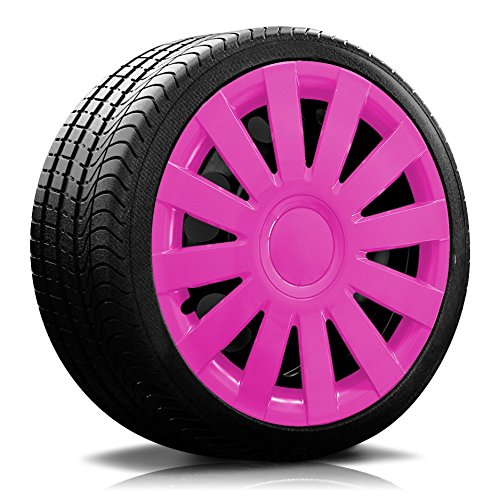 16 Zoll RKK09 Premium Line Pink Radkappen/Radzierblenden 4 Stück
