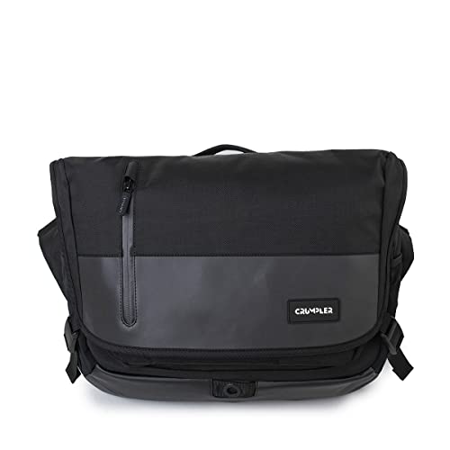 Crumpler Unisex Dinky Di Workbag L Messenger, Umhängetasche, Officebag, Laptoptasche, Schwarz, Premium L (17")