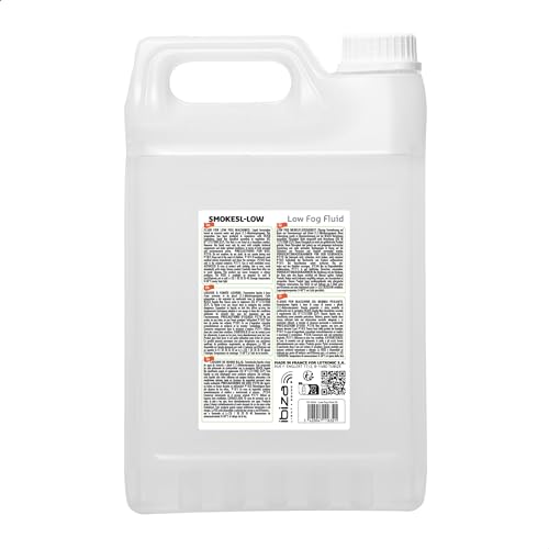 Ibiza - SMOKE5L-LOW - Flüssigkeit für wasserbasierte LOW-Rauchmaschinen - Bleibt am Boden - 5 Liter